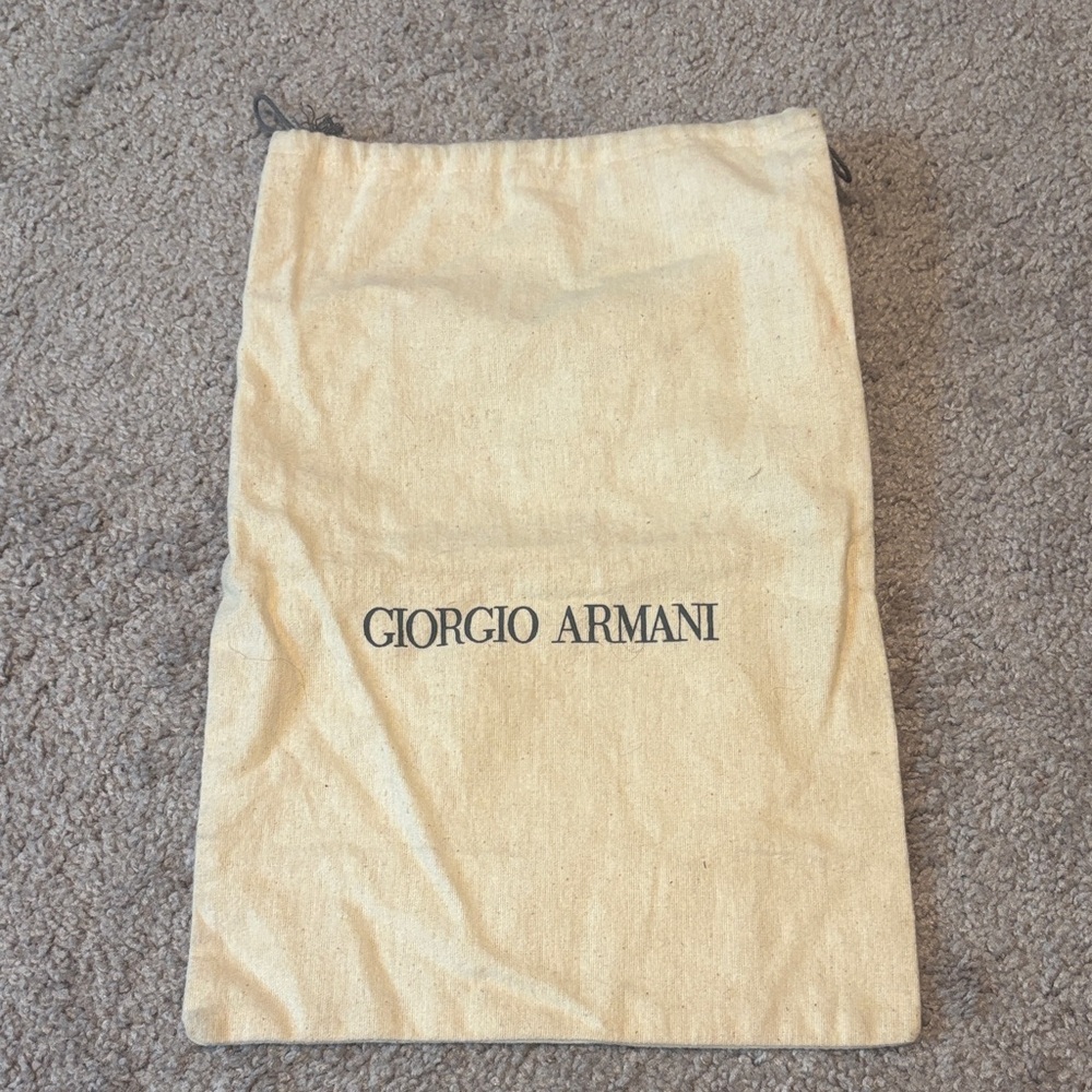 Giorgio Armani Cream Storage Bag